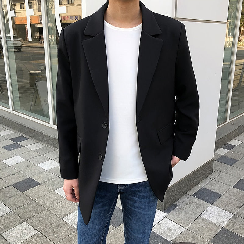 [Korean Style] 2 Colors Loose Casual Jackets