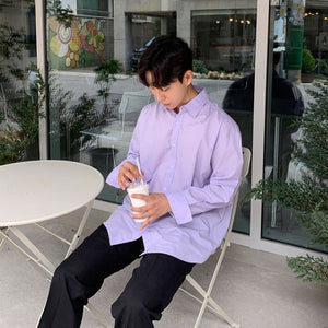 [Korean Style] 3 Colors Long Sleeved Shirts