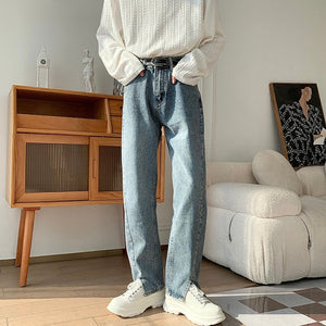 [Korean Style] Straight Denim Wash Jeans
