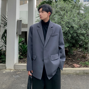 [Korean Style] Oversized Solid Color Blazers