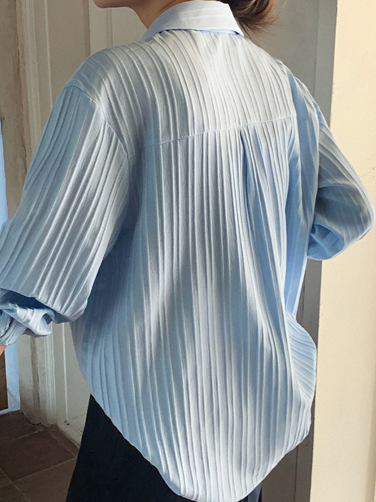 02201 Men pullover long sleeve shirt korean fashion high quality