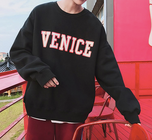 [Korean Style] Venice Letter Printing Sweatshirts