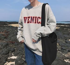 [Korean Style] Venice Letter Printing Sweatshirts