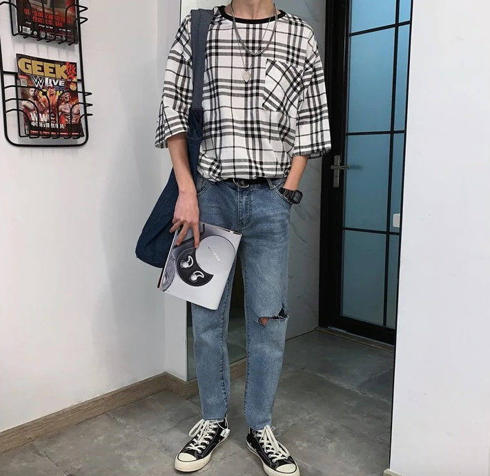 [Korean Style] Chic Five-point Sleeve Sweatshirts