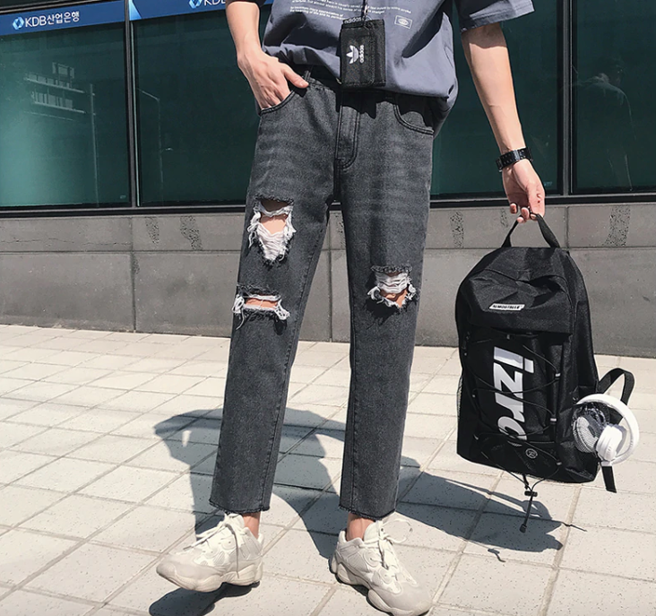 [Korean Style] 3 Colors Sand Wash Jeans