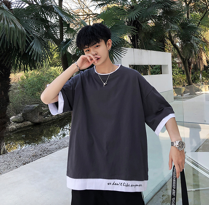 [Korean Style] Morris Two Piece Layered T-shirts