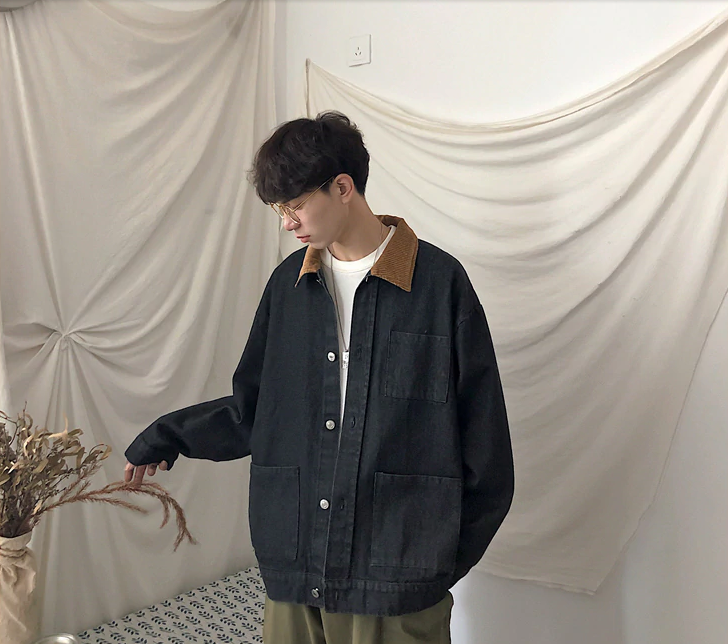 [Korean Style] Matthew Corduroy Denim Jackets