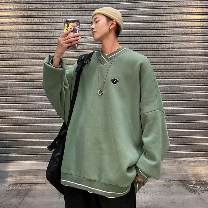 [Korean Style] Ralph Trendy V-neck Sweaters