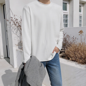 [Korean Style] 4 Colors Long-sleeved Cotton T-shirts