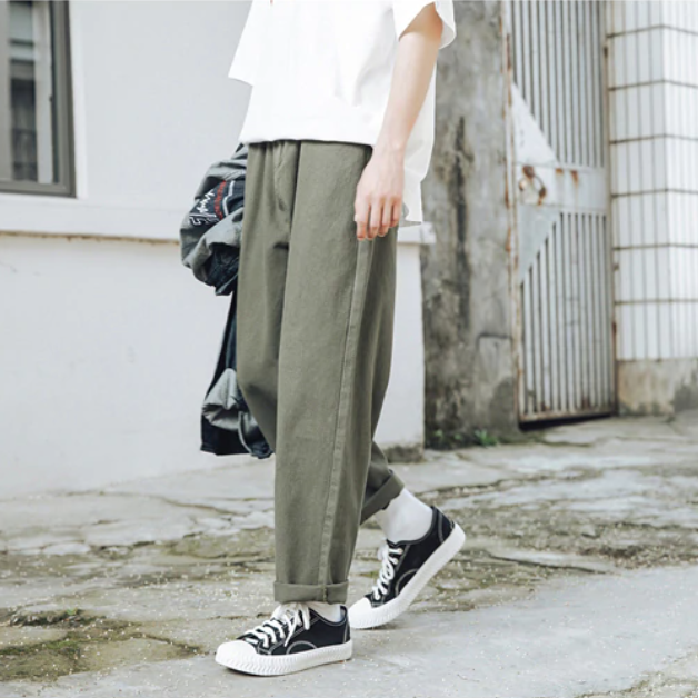 [Korean Style] Las Casual Straight Sweatpants