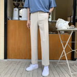 [Korean Style] 2 Colors Hun Straight Casual Pants