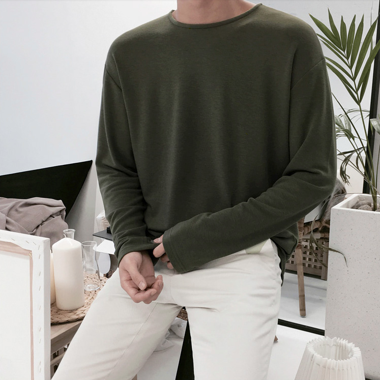 [Korean Style] 3 Colors Vera Long Sleeve T-shirts