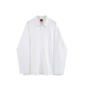 [Korean Style] 3 Colors Long-Sleeved Polo Shirts