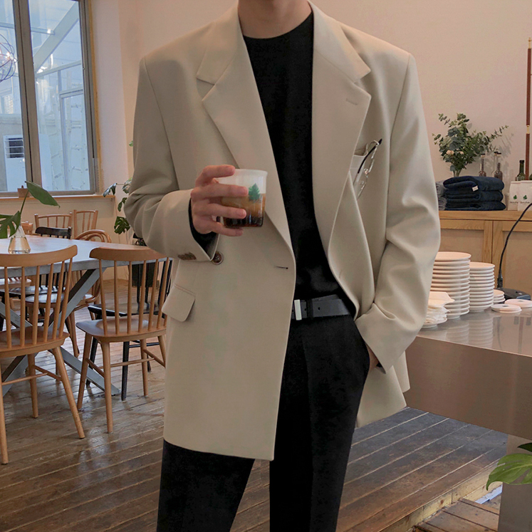 [Korean Style] Lonnie 2 Color Oversized Suit Jackets