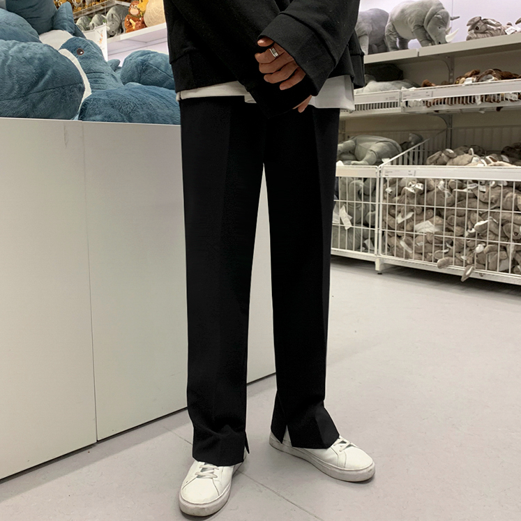 [Korean Style] 2 Color Straight Long Pants