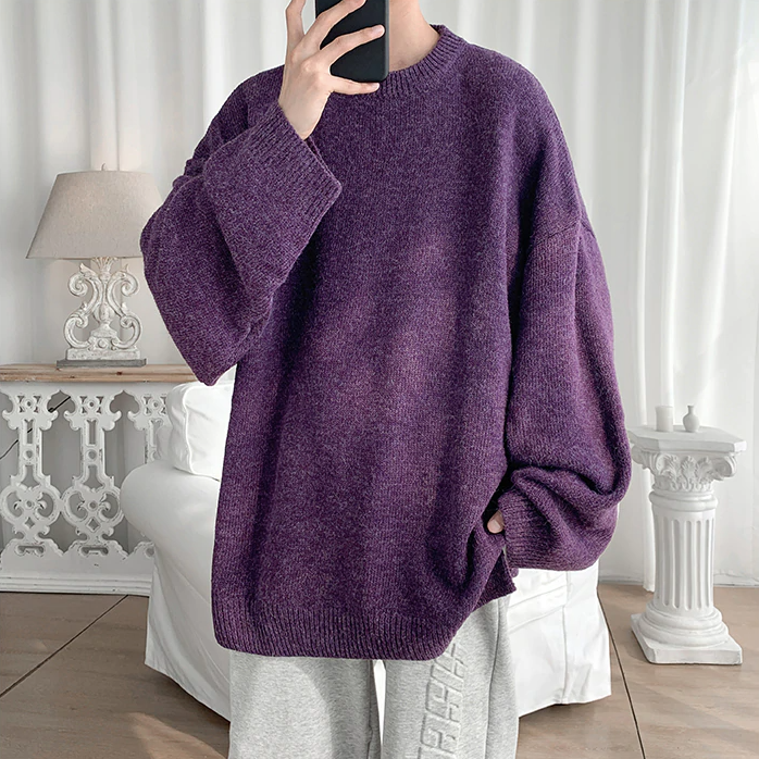 [Korean Style] 5 Color Oversize Woolen Sweater