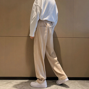 [Korean Style] 3 Colors Drawstring Corduroy Pants