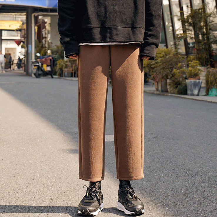 [Korean Style] Velvet Woolen Pants