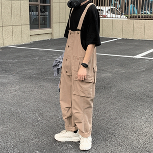 [Korean Style] Pettes Cargo Casual Overall Pants