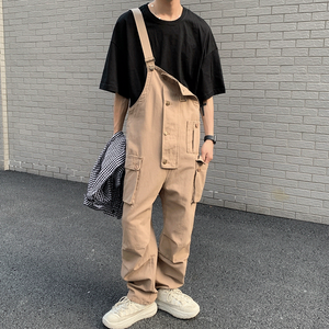 [Korean Style] Pettes Cargo Casual Overall Pants