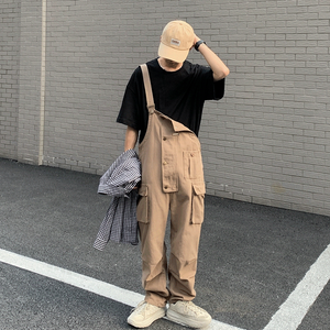 [Korean Style] Pettes Cargo Casual Overall Pants