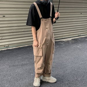 [Korean Style] Pettes Cargo Casual Overall Pants