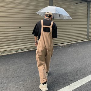 [Korean Style] Pettes Cargo Casual Overall Pants