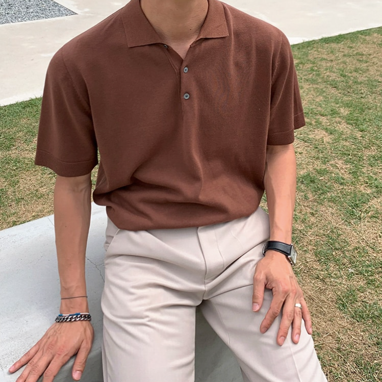 Korean online polo shirt