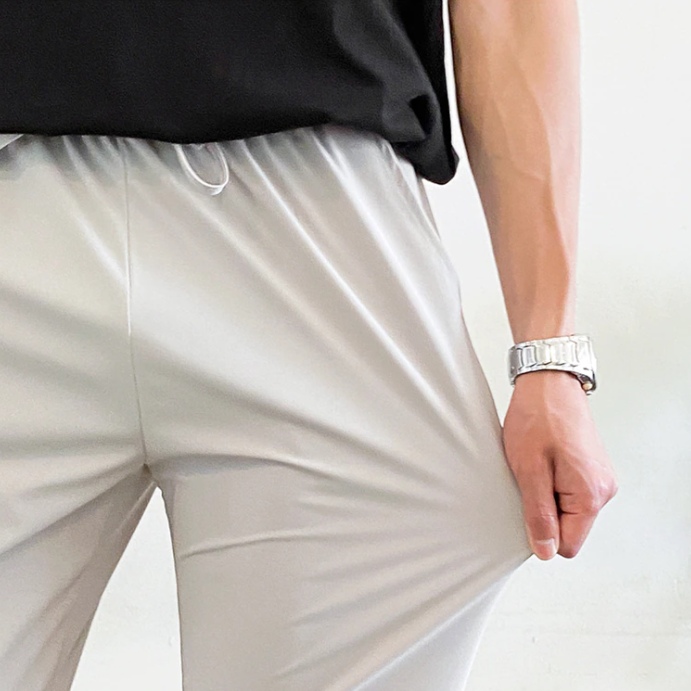 Korean Style] 2 Colors Elastic Ankle-Length Pants – Ordicle