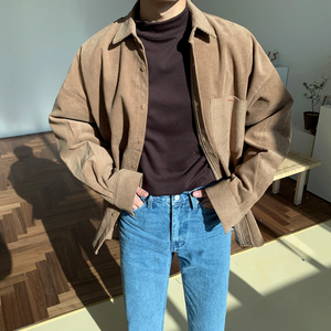 [Korean Style] Corduroy Casual Shirts