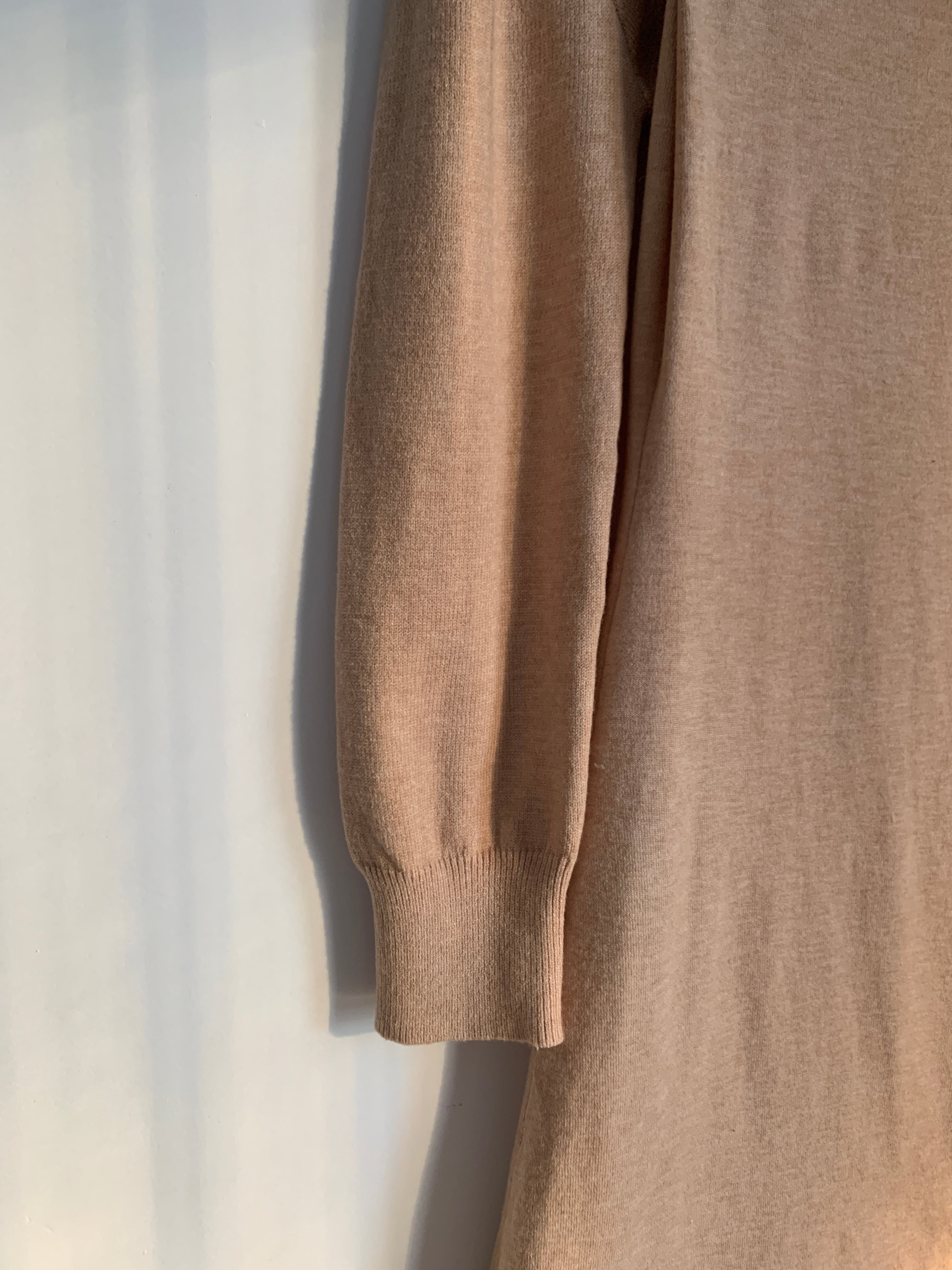 [Korean Style] Vanessa Sleeveless Bodycon Dress Arm Warmer 2 pc Knit Set