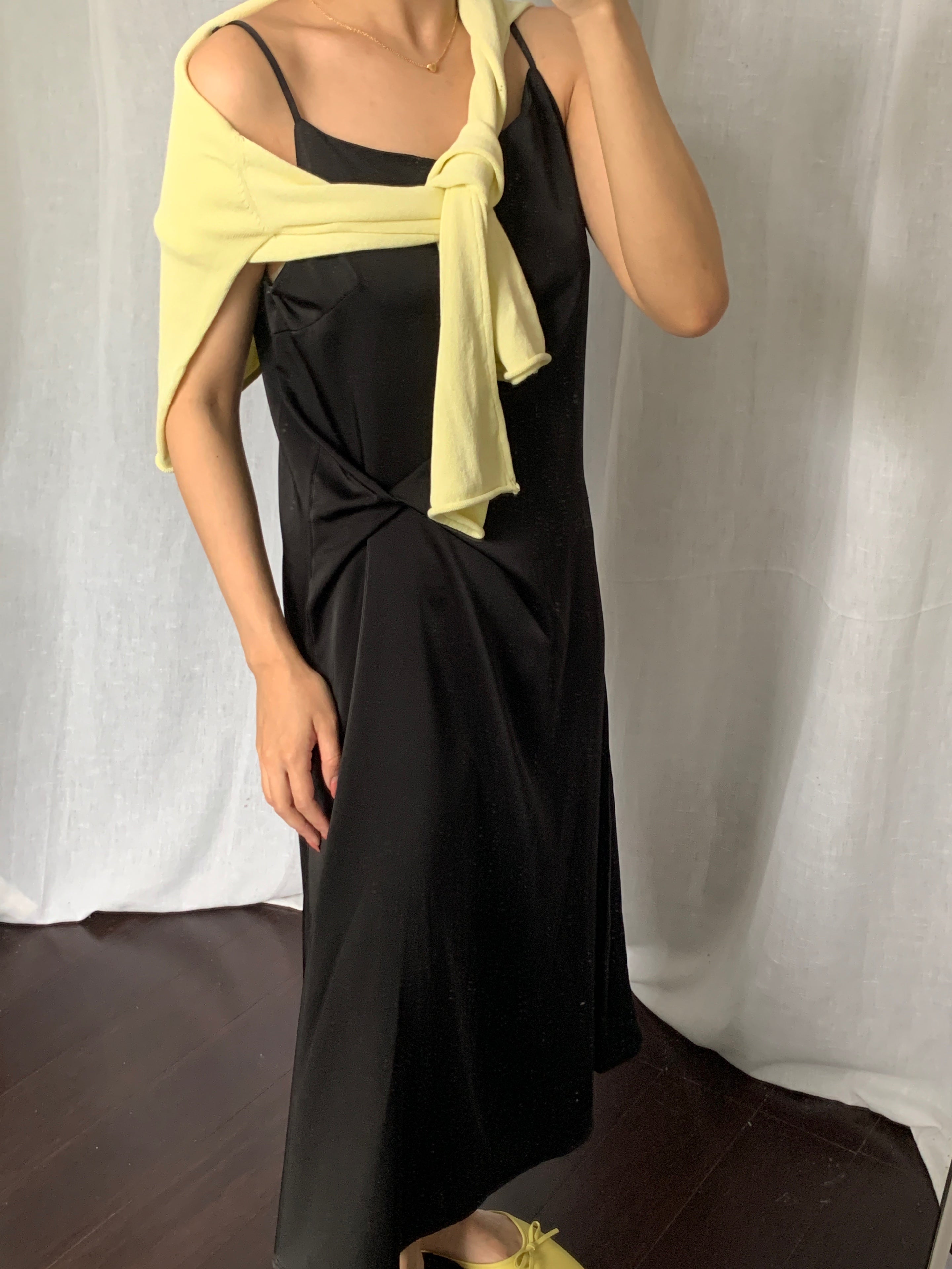 [Korean Style] Ambree Solid Color Slip Dress
