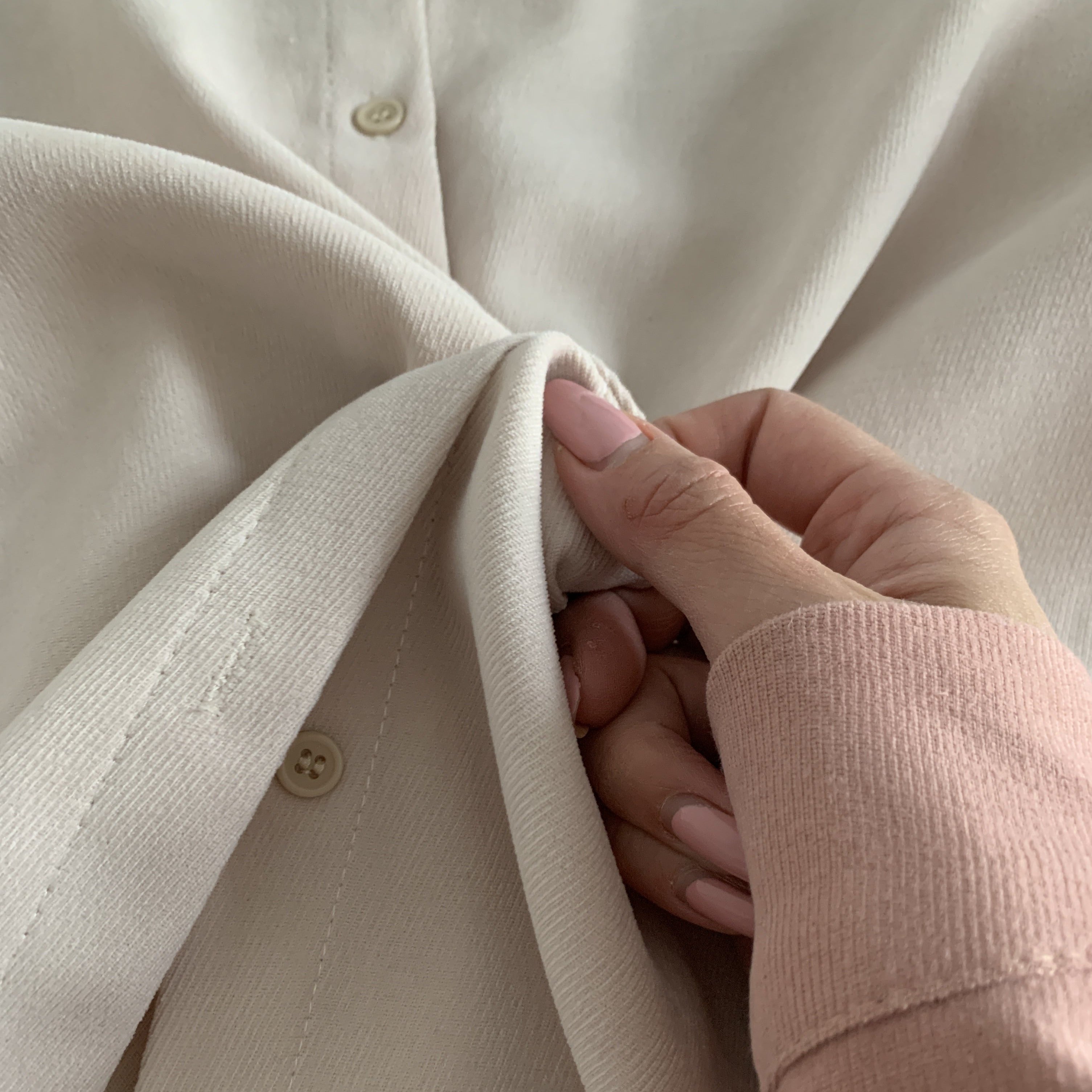 [Korean Style] Harriet Solid Color Dense Cotton Shirts