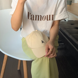 [Korean Style] Unisex L'amour Printing Graphic T-Shirts