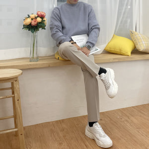 [Korean Style] Clean Round Knitted Sweaters