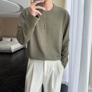 [Korean Style] 6 Colors Long Sleeved Knit Sweatshirts