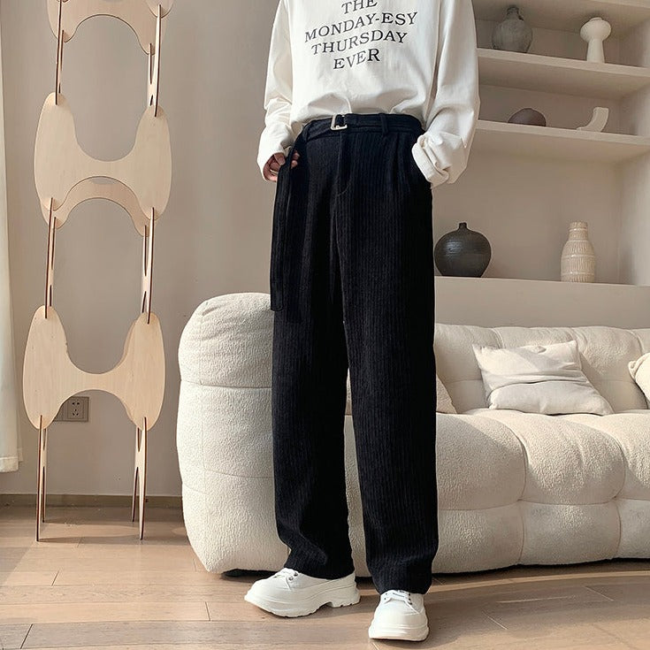 [Korean Style] 3 Colors Corduroy Casual Sweatpants