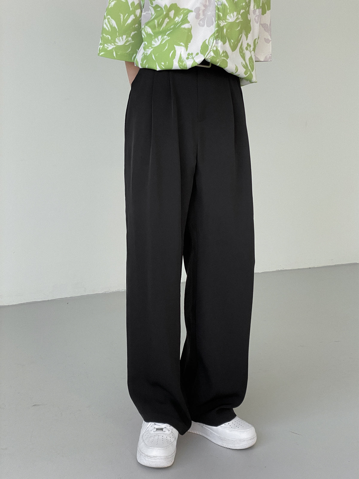 [Korean Style] 3 Colors Ice Silk Casual Wide Pants