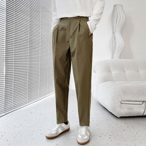 [Korean Style] 3 Colors Casual Ankle-Cut Pants