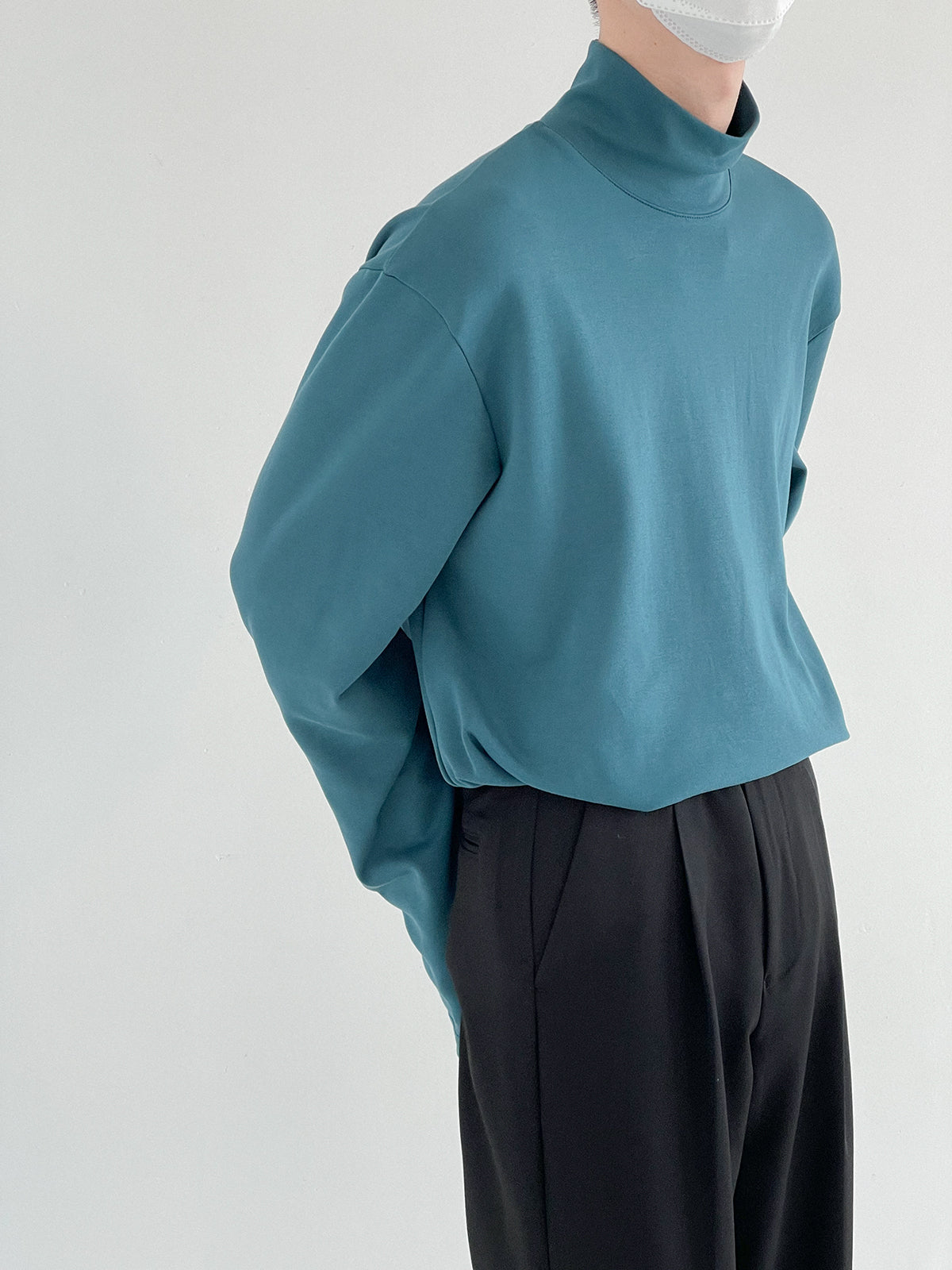 [Korean Style] Long-Sleeved Pullover Turtleneck Sweatshirts