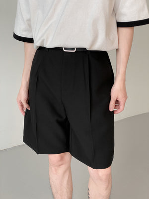[Korean Style] 2 Colors Semi-wide Short Pants
