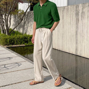  PILYON Korean Style Casual Pants Mens Solid Loose