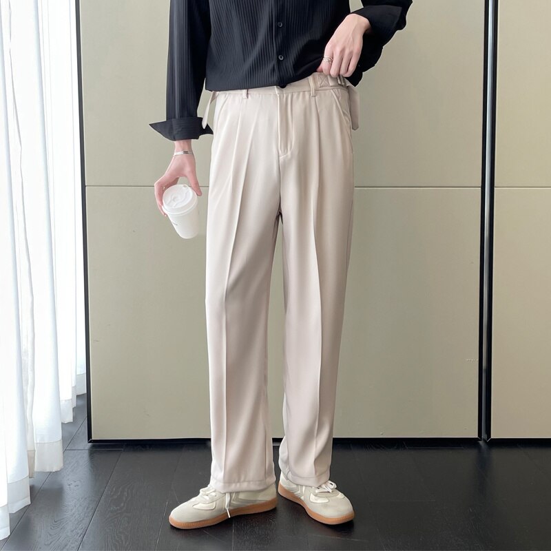 [Korean Style] 3 Colors Casual Straight Pants