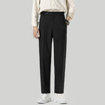 [Korean Style] Black Business Casual Straight Pants
