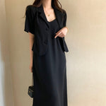 [Korean Style] Co-ord Cropped Blazer Dress 2 pc Set