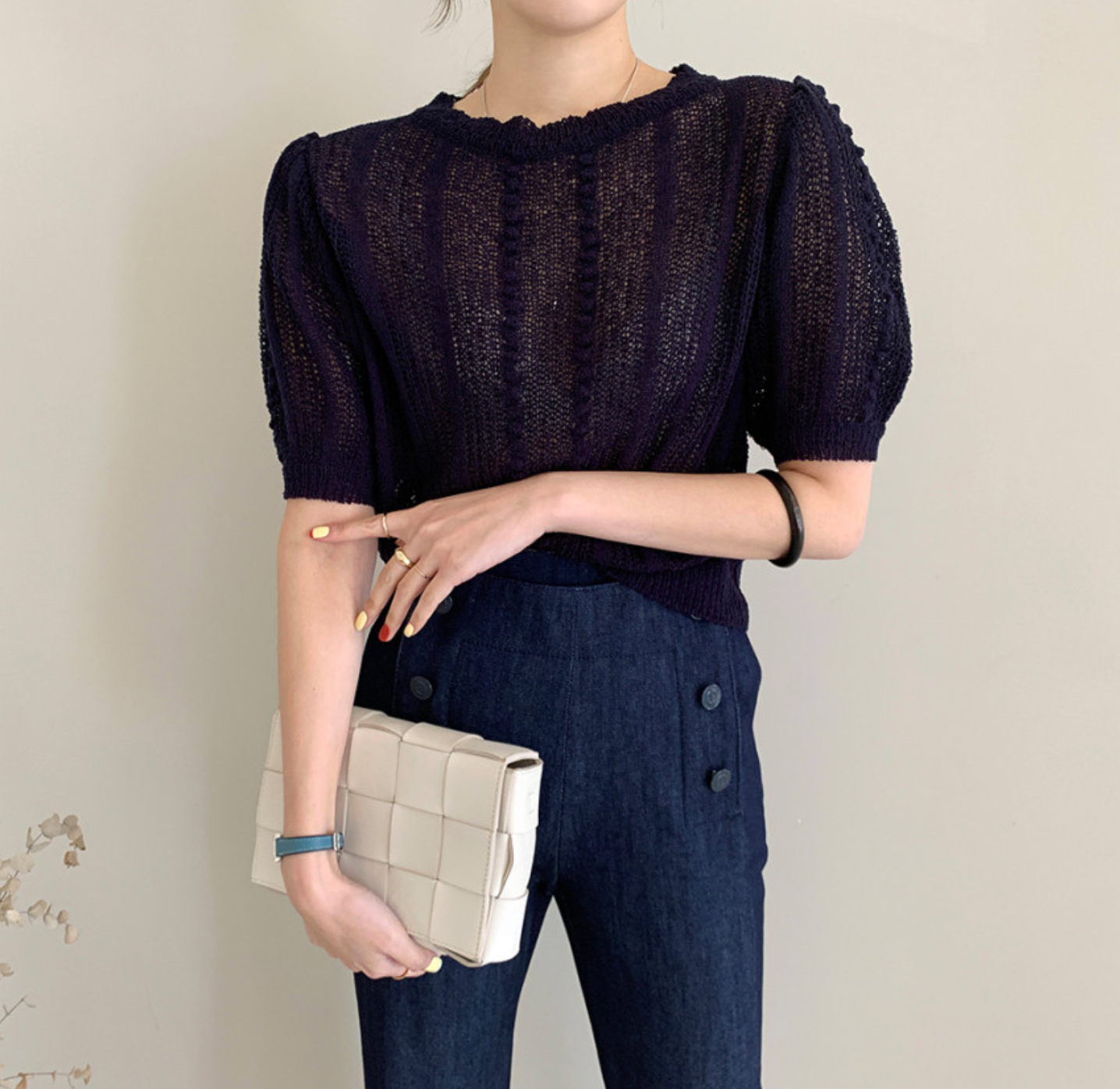[Korean Style] Harriet Poplin Lace Top