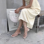[Korean Style] Athena Heeled Sandal with Thin Straps