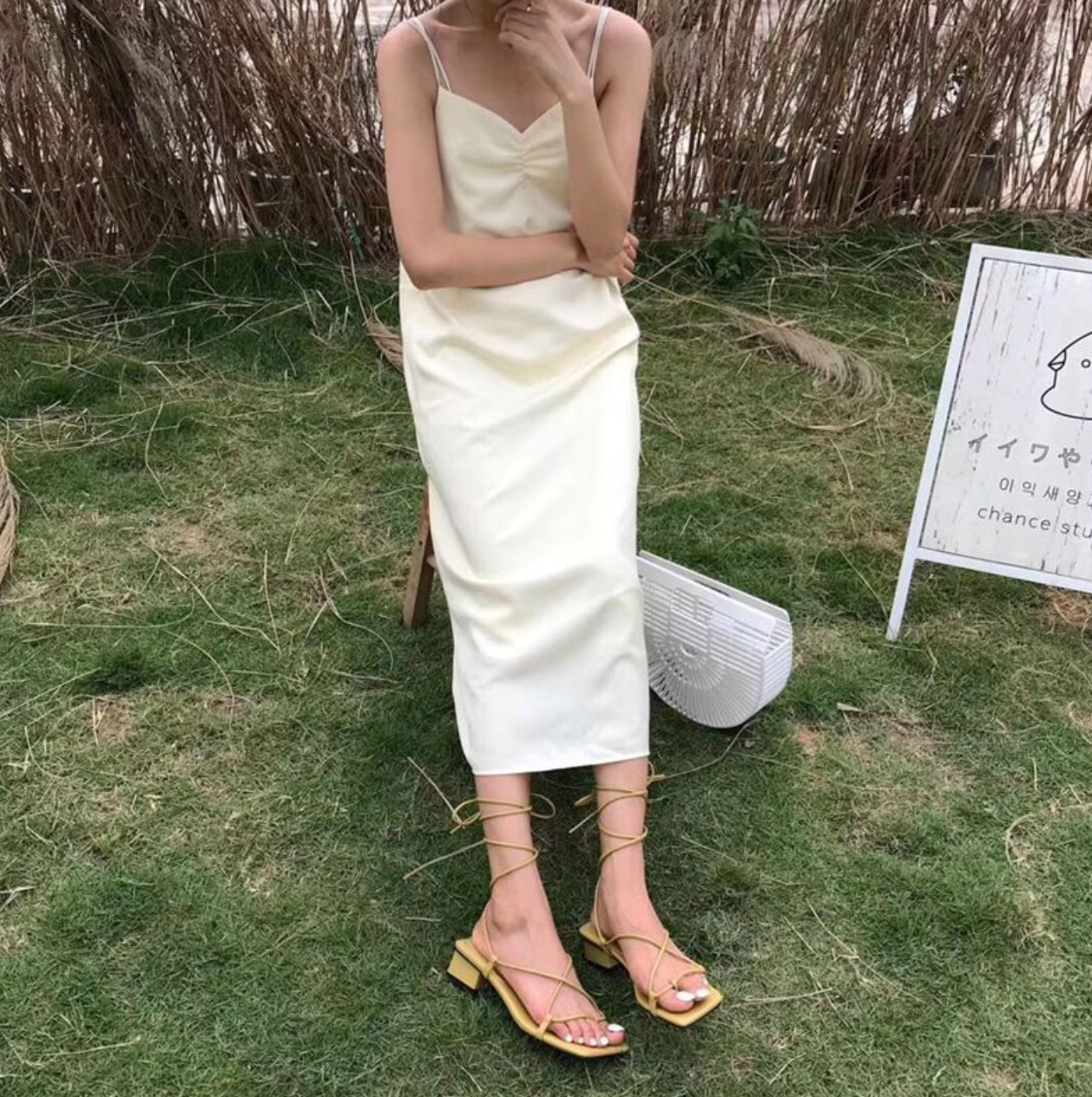 [Korean Style] Athena Heeled Sandal with Thin Straps