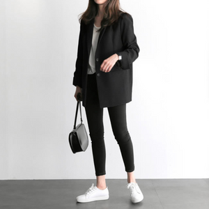 [Korean Style] York Basic Black Blazer