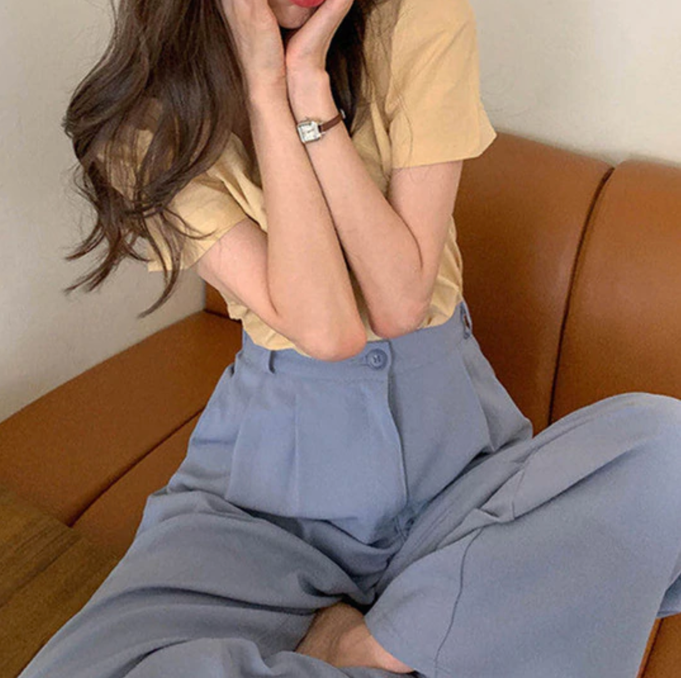 [Korean Style] Joelle Blouse & Trouser 2 Piece Set